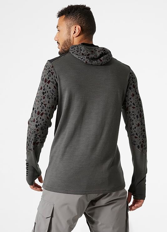 Helly Hansen Men's LIFA® Merino Midweight Balaclava Hoodie Skiundertrøje Herre -
