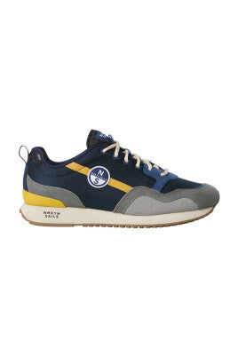 North Sails Horizon Jet Sneakers Herre - Navy-Gray-Yellow - Navy-Gray-Yellow
