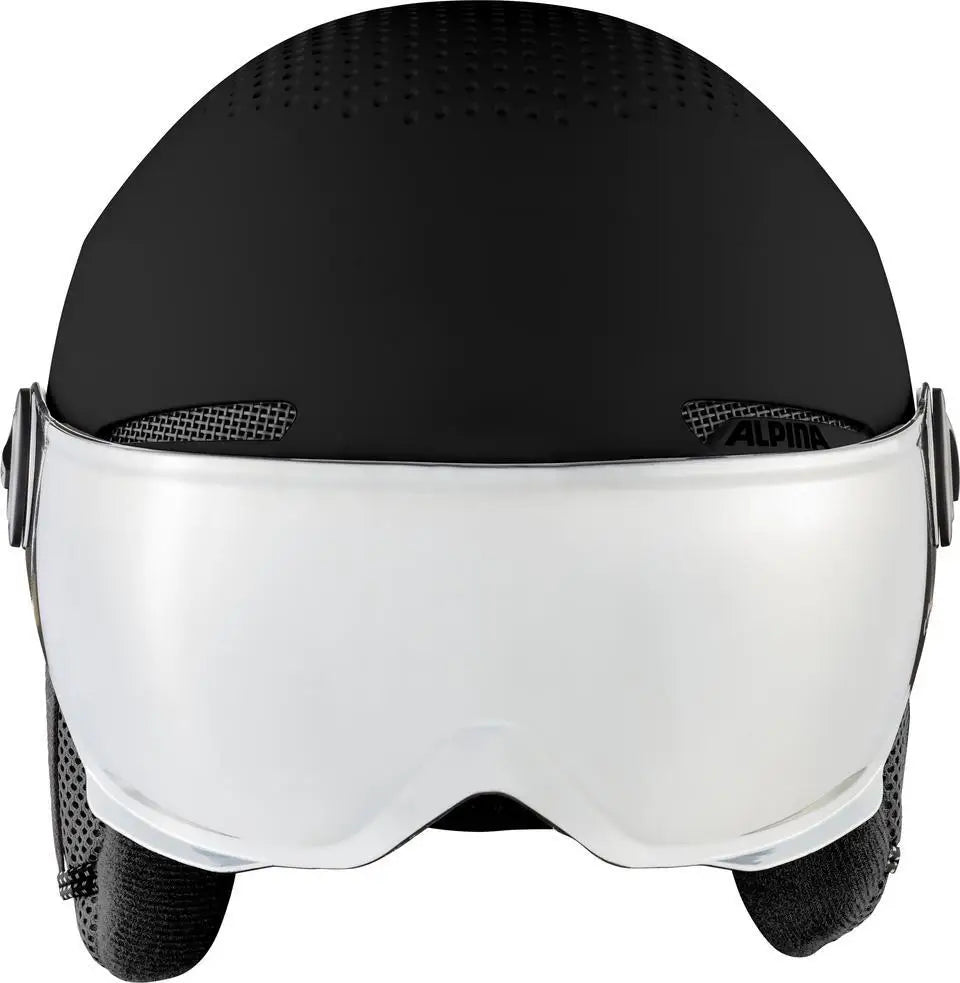 Alpina Arber Visor Q-Lite Skihjelm Dame / Herre - Black Matt -
