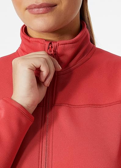 Helly Hansen Women's Alphelia Zero 1/2 zip Fleece - Poppy Red -