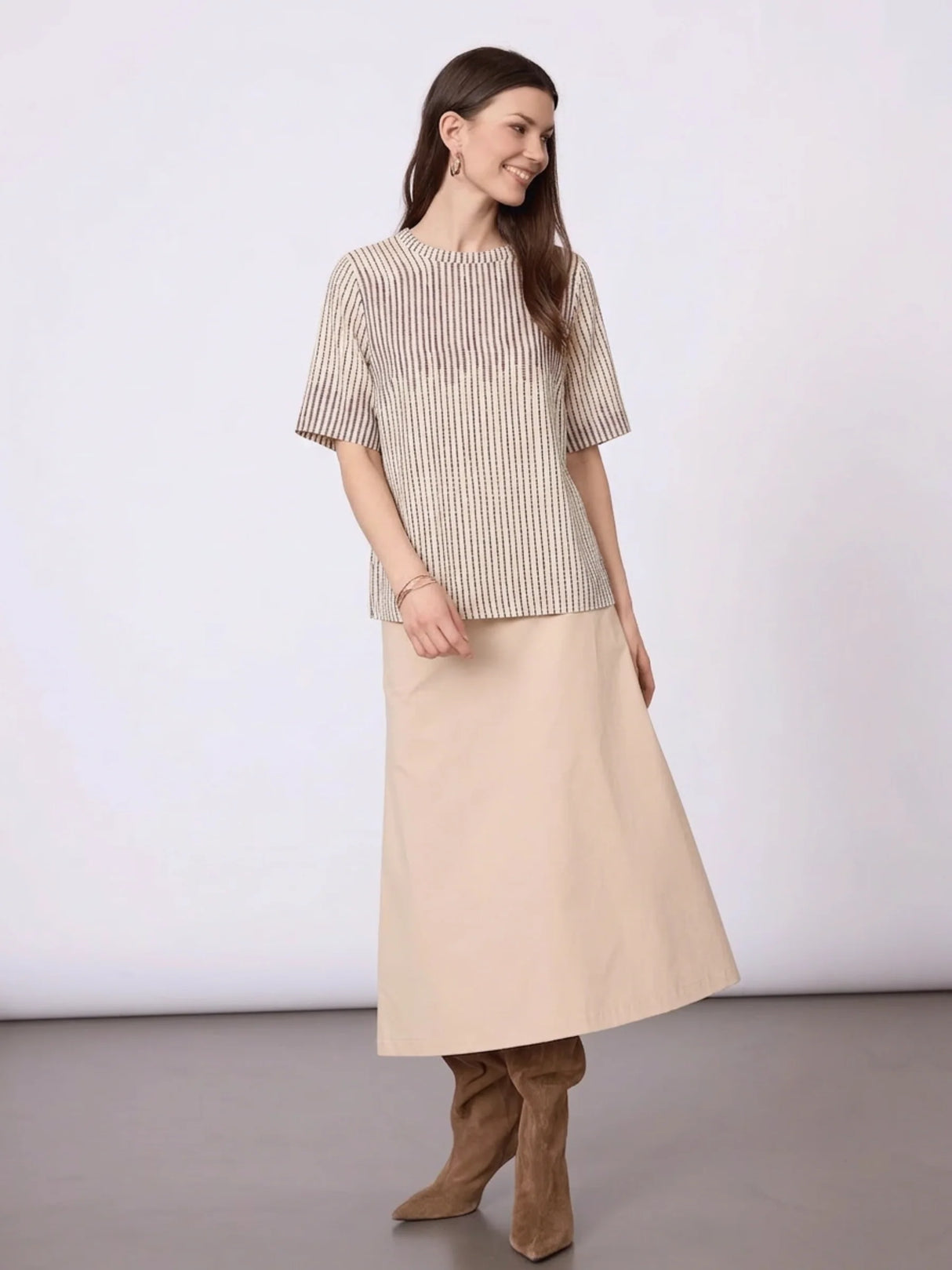 Redgreen Woman Addie Print Bluse Dame - Plum Pattern