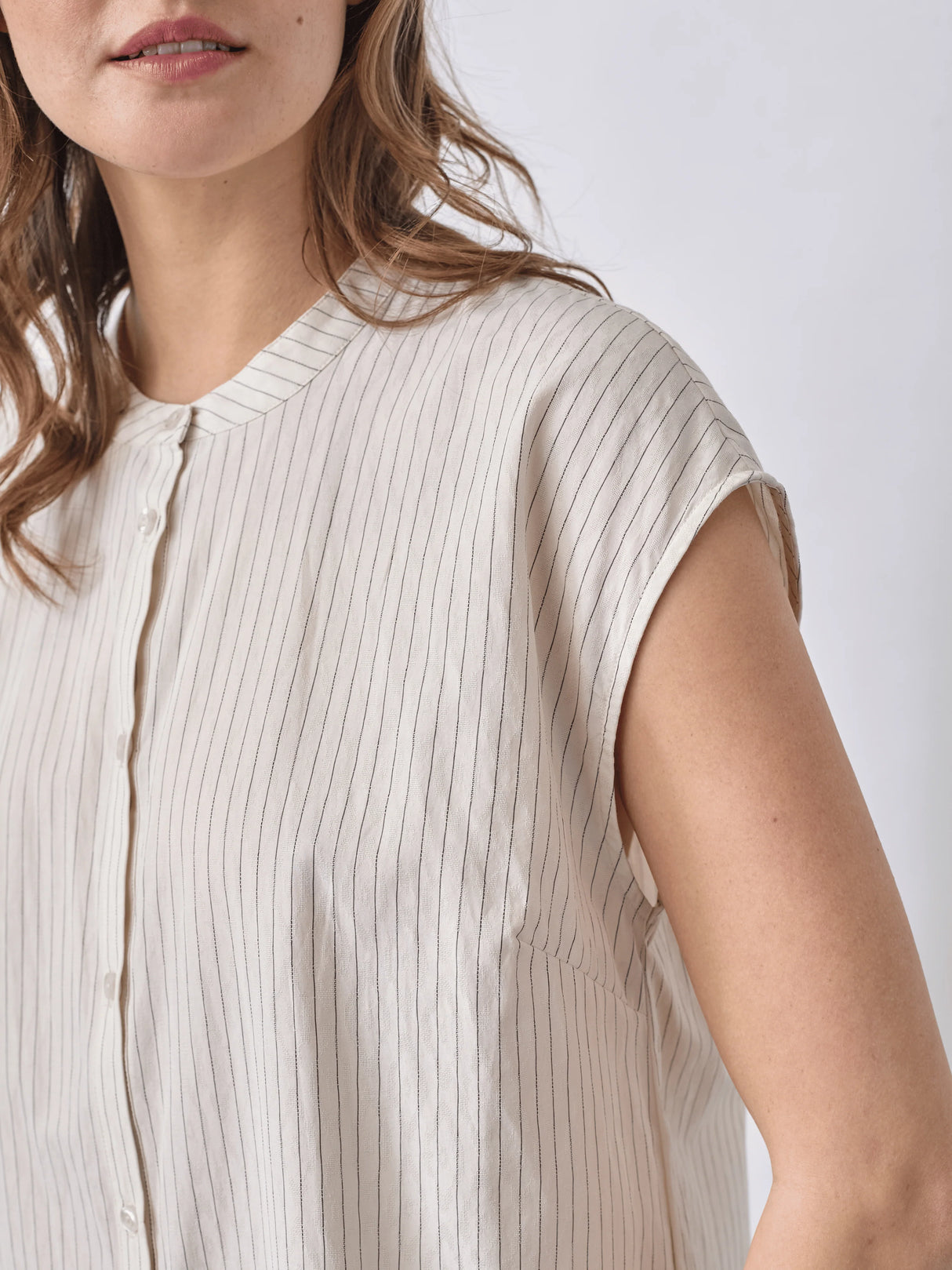 Redgreen Woman Adeline Top Dame - Black Stripe -