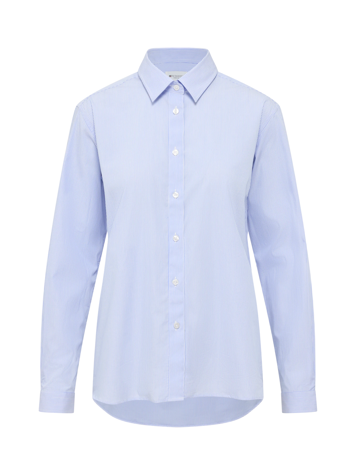 Redgreen Women Alba Shirt Skjorte Dame - Light Blue Stripe -