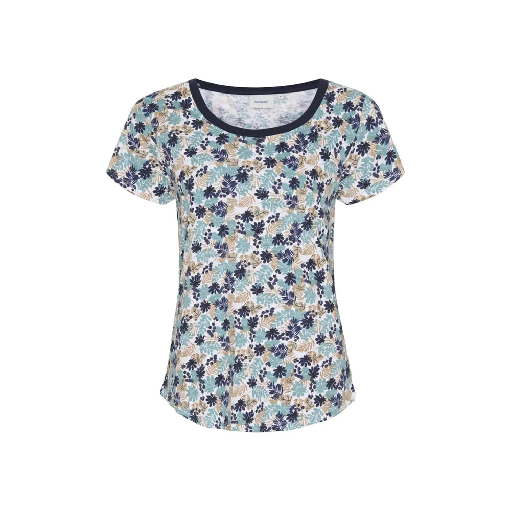 Sea Ranch Alice T-shirt Dame - Aqua Blå