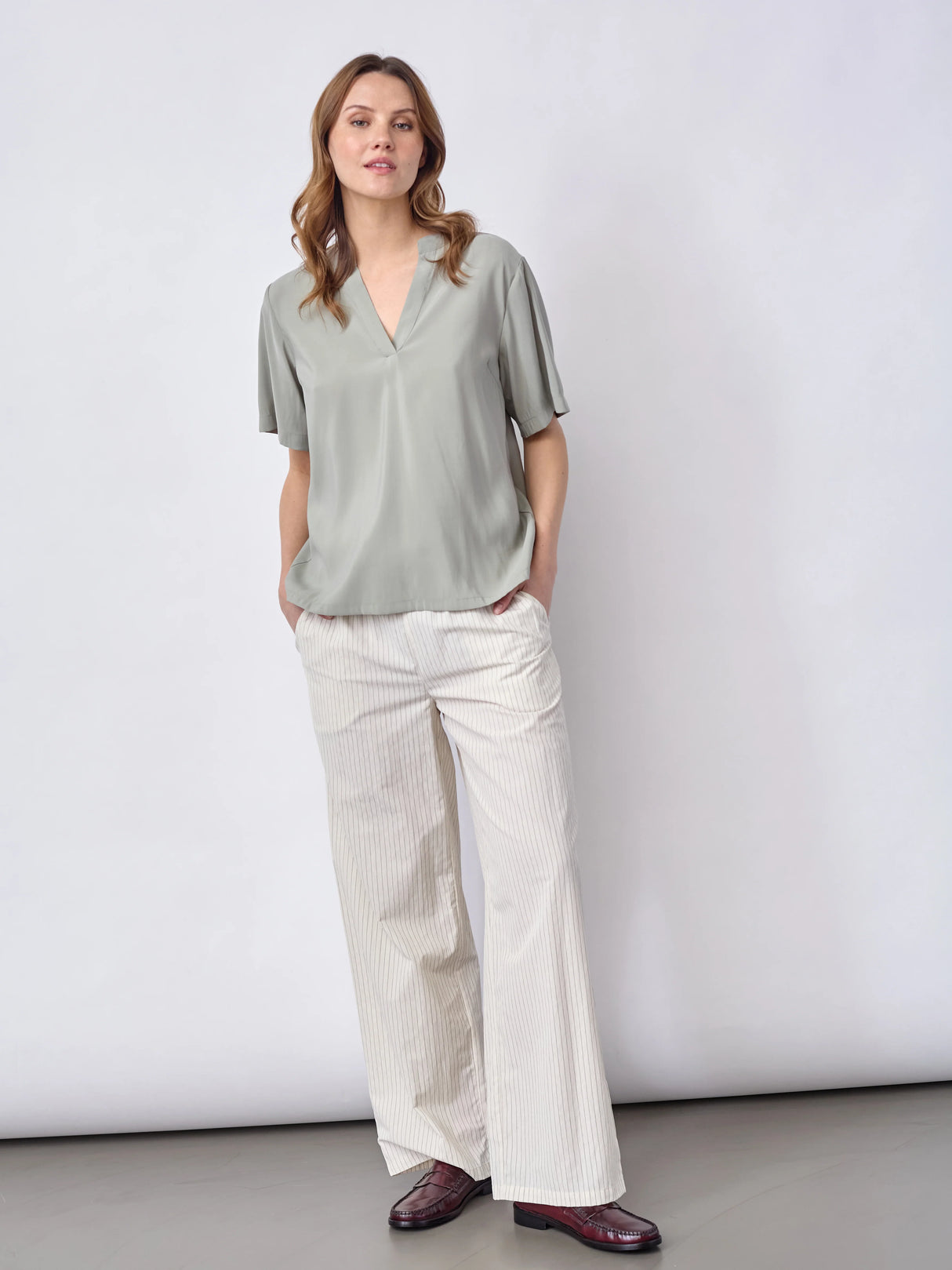 Redgreen Woman Amelia Bluse Dame - Light Green -