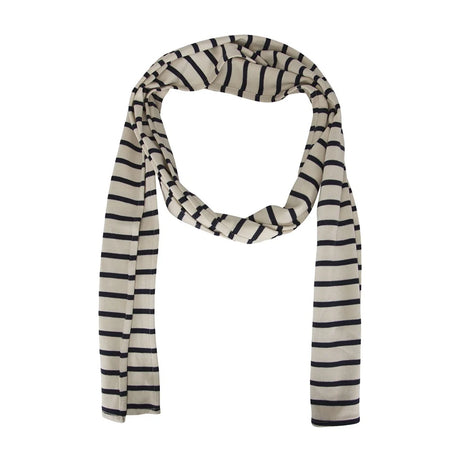 Sea Ranch Breton Scarf Stribet Halstørklæde Dame / Herre - Ecru / SR Navy - Ecru SR Navy One-size