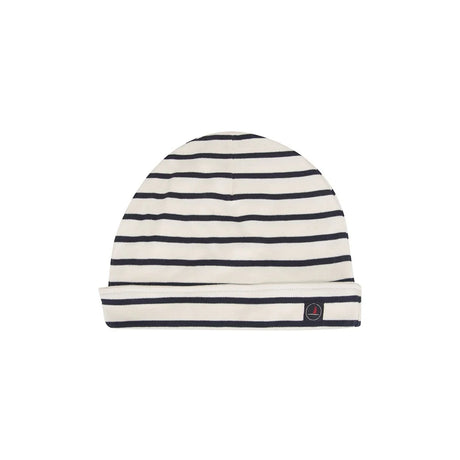 Sea Ranch Breton Beanie Stribet Hue Dame / Herre - Ecru / SR Navy - Ecru SR Navy One-size