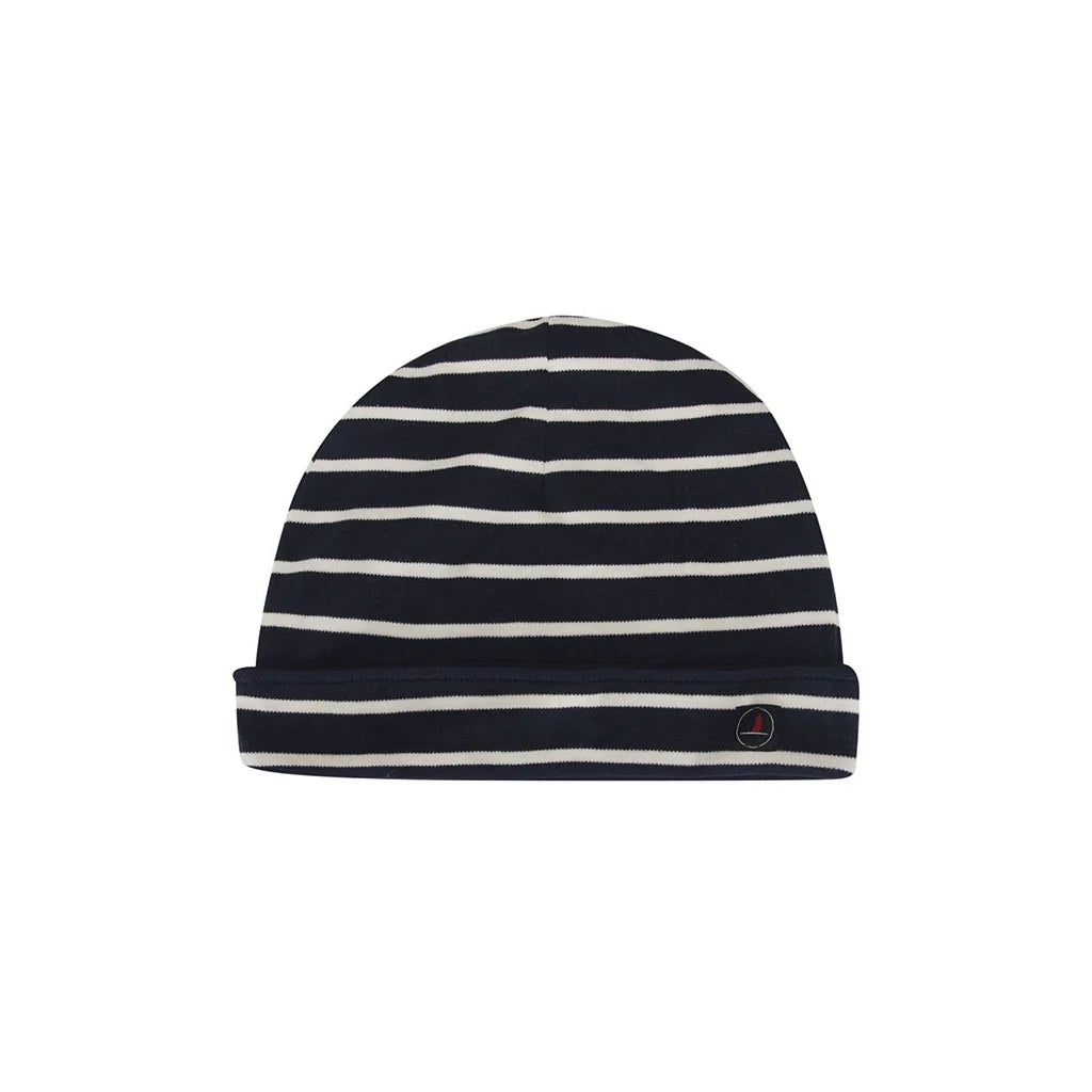 Sea Ranch Breton Beanie Stribet Hue Dame / Herre - SR Navy / Ecru - SR Navy Ecru One-size