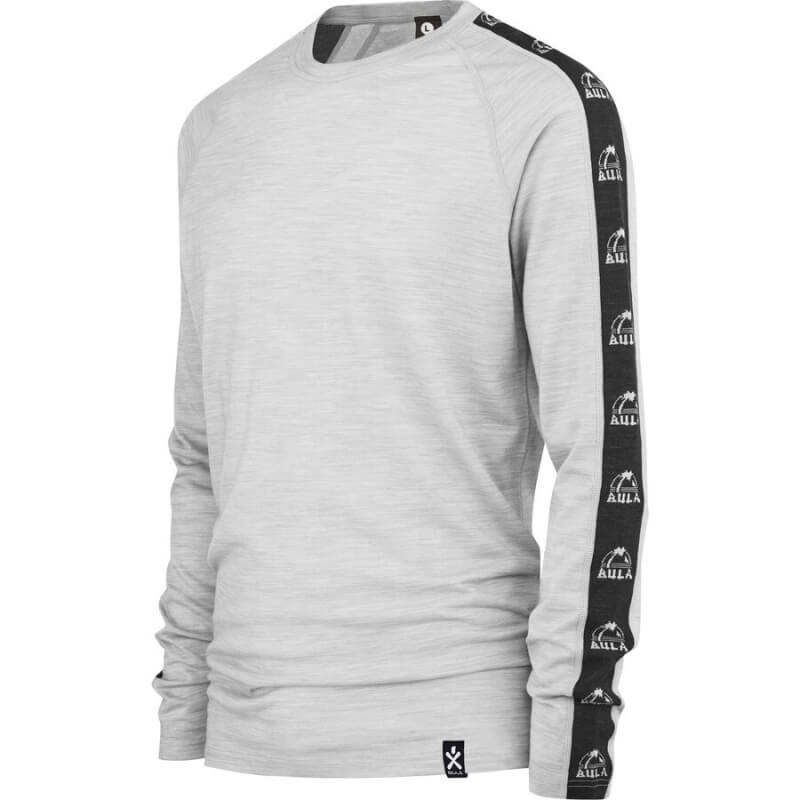 Bula Tape Merino Crew Skiundertrøje Herre - Greym