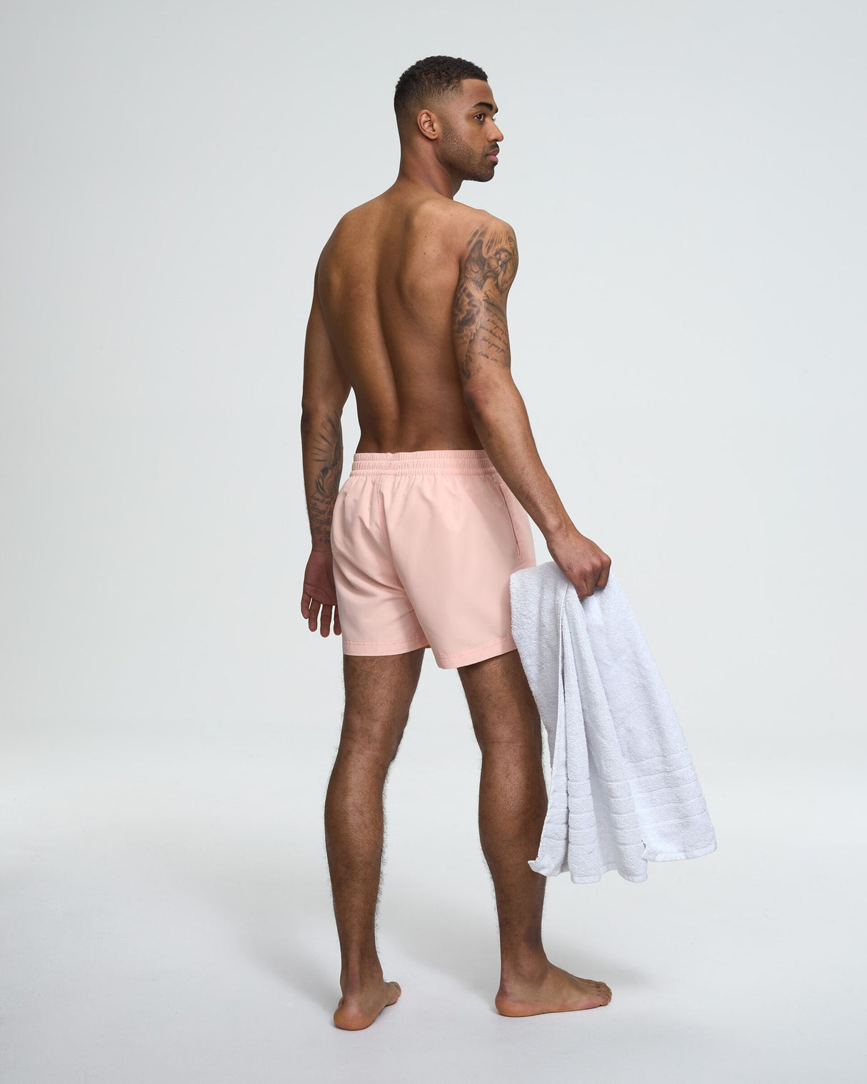 Bula Wade Swim Trunks 15 inch Badeshorts Herre - Peach -