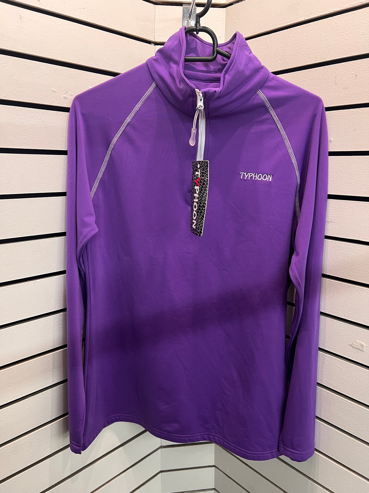 Typhoon Wengen Pulli Lady Skiundertrøje Dame - Electric Purple