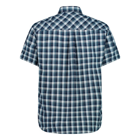 CMP Man Shirt Kortærmet Skjorte Herre - Cemento-B.Blue-Bottle -
