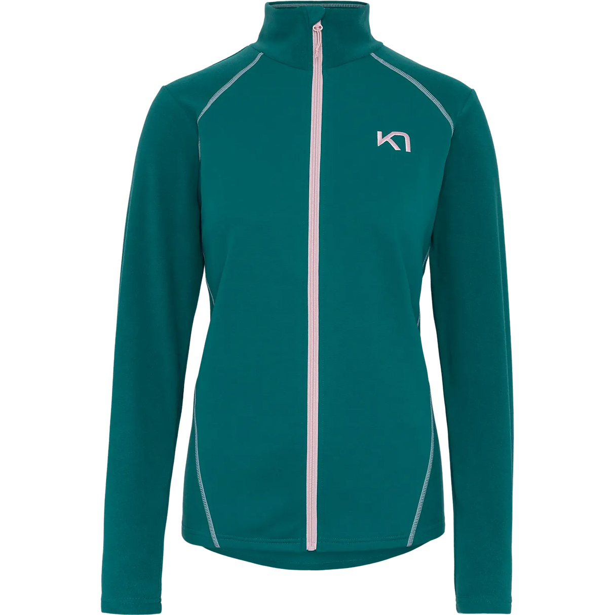 Kari Traa Kari Full-Zip Fleecejacke Damen - Bjerk White