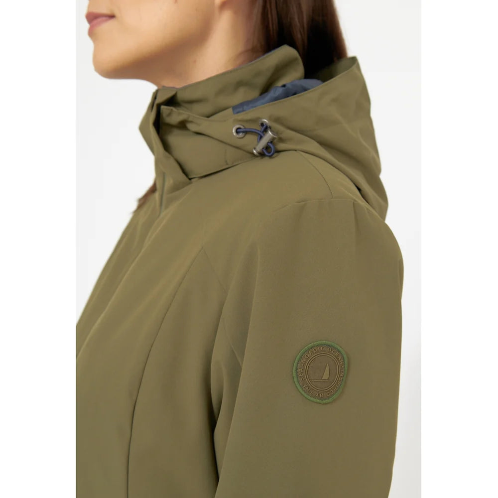 Sea Ranch Cathrine Cathrine Parka Coat Frakke Dame - Olive -