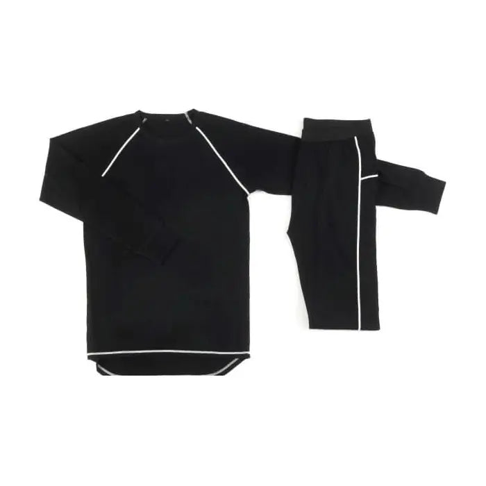 Cold Merino Wool Set Men Skiundertøj Sæt Herre - Sort