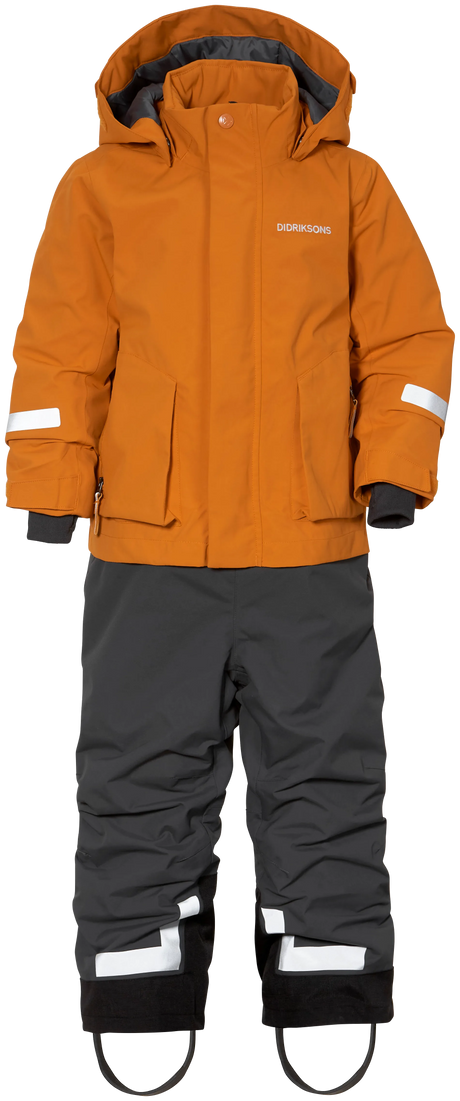 Didriksons Arke Kids' Coverall Flyverdragt Børn - Burnt glow
