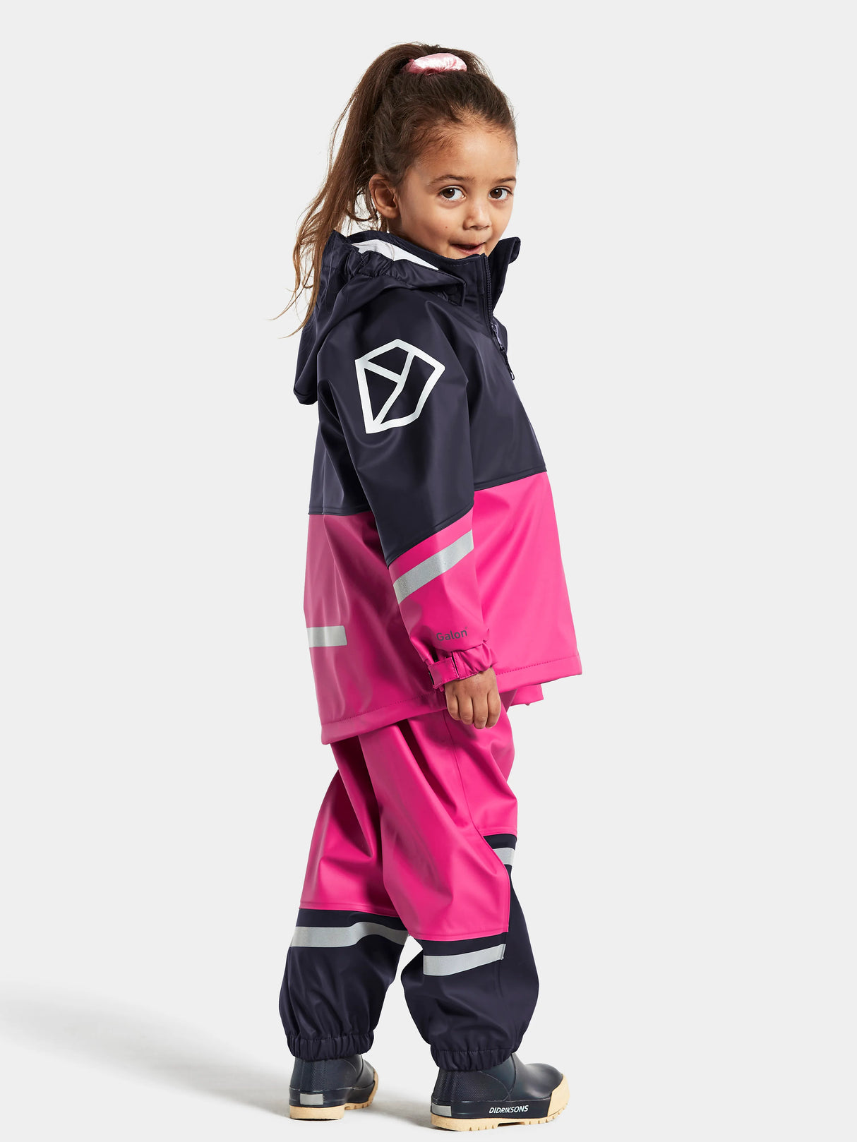 Didriksons Waterman Regnsæt Børn - Plastic Pink -