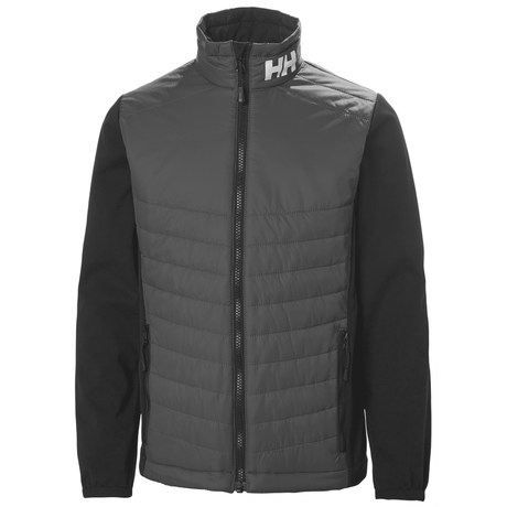 Helly Hansen JR Zebroid Hybrid Jacket Hybridjakke Børn - Black/Charcoal - Black Charcoal