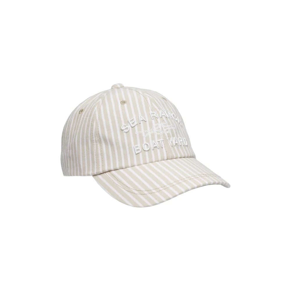Sea Ranch Hampton Cap Kasket Dame - Light Sand / White - Light Sand White One-size