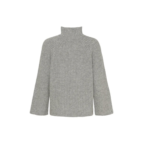 Sea Ranch Hella Knit Striktrøje Dame - Grå Melange