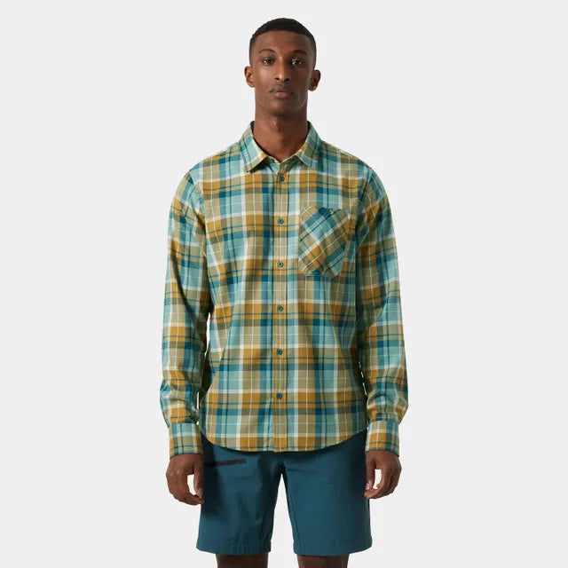 Helly Hansen Men’s Aker Flannel Long Sleeve Shirt Flannelskjorte Herre