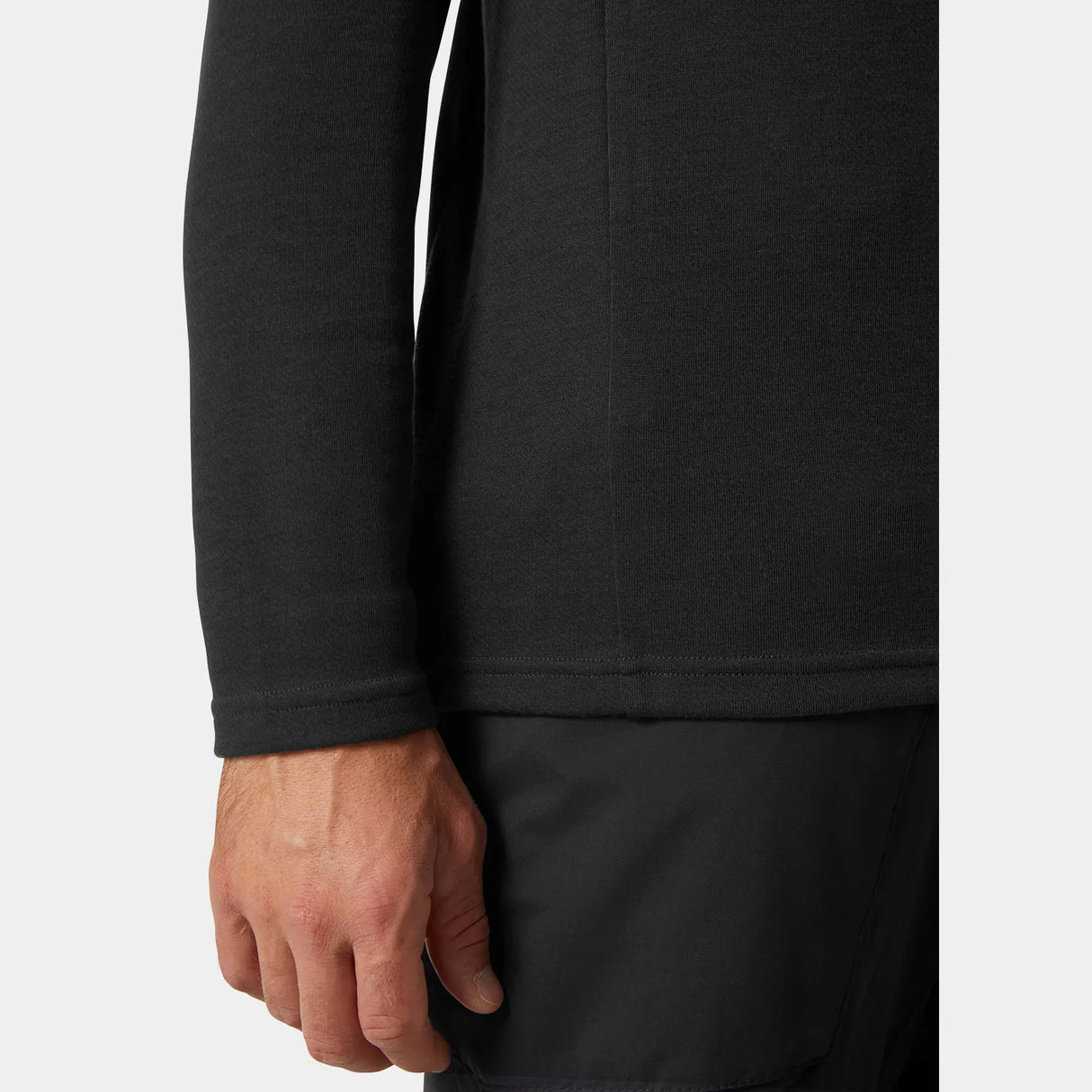 Helly Hansen Men's HP Quick-Dry Half-Zip Skiundertrøje Herre - Ebony -