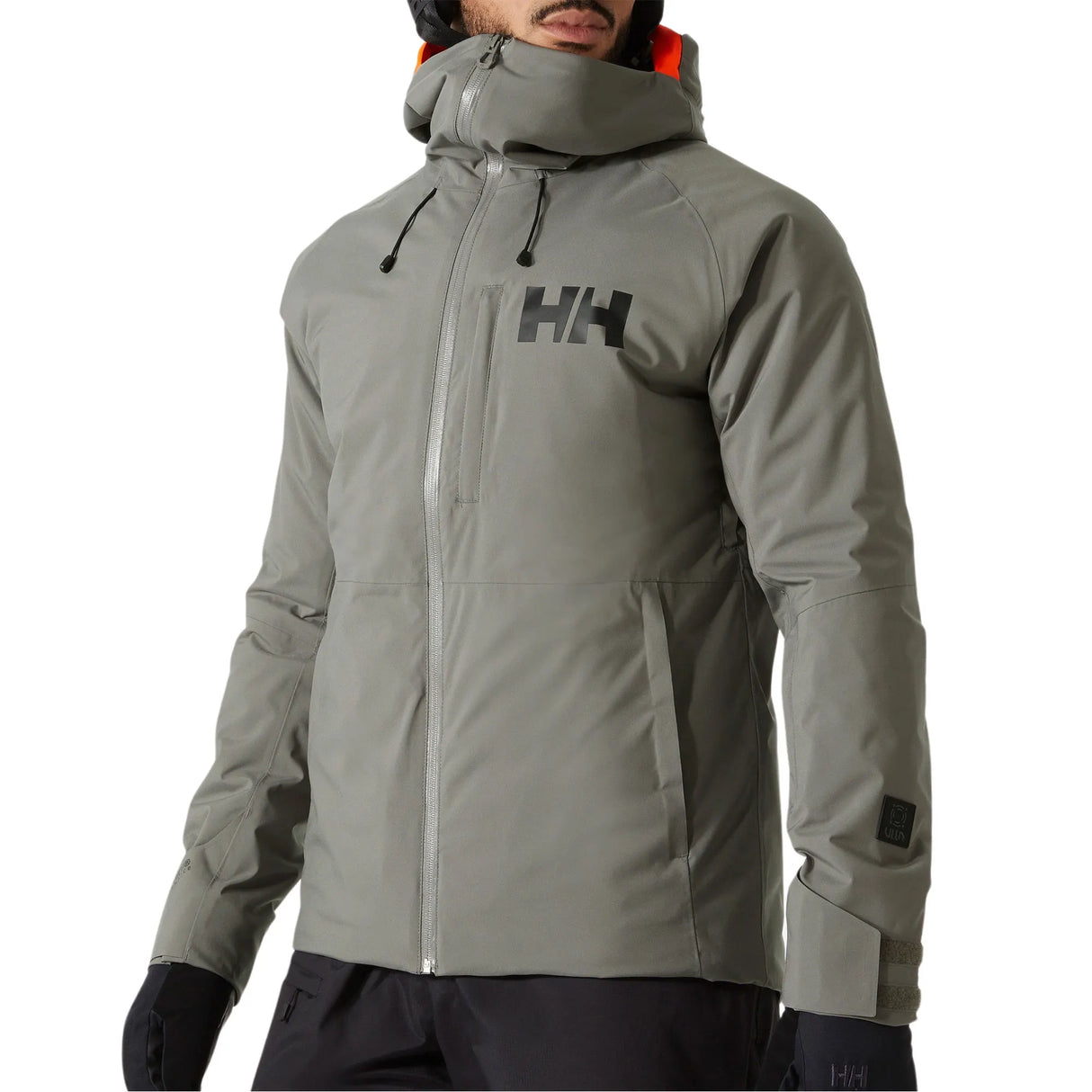 Helly Hansen Men's Powderface Insulated Ski Jacket Skijakke Herre - Concrete