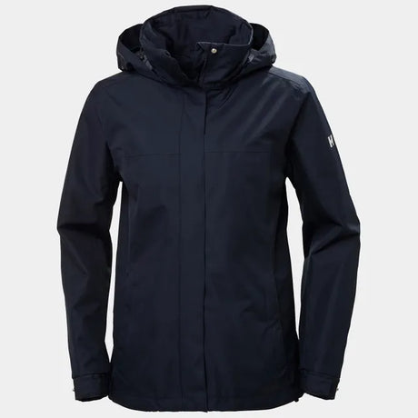 Helly Hansen Women's Aden Rain Jacket Regnjakke Dame - Navy -