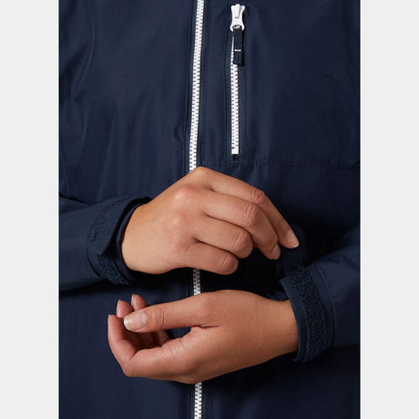 Helly Hansen Women's Long Belfast Jacket Regnjakke Dame - Navy -