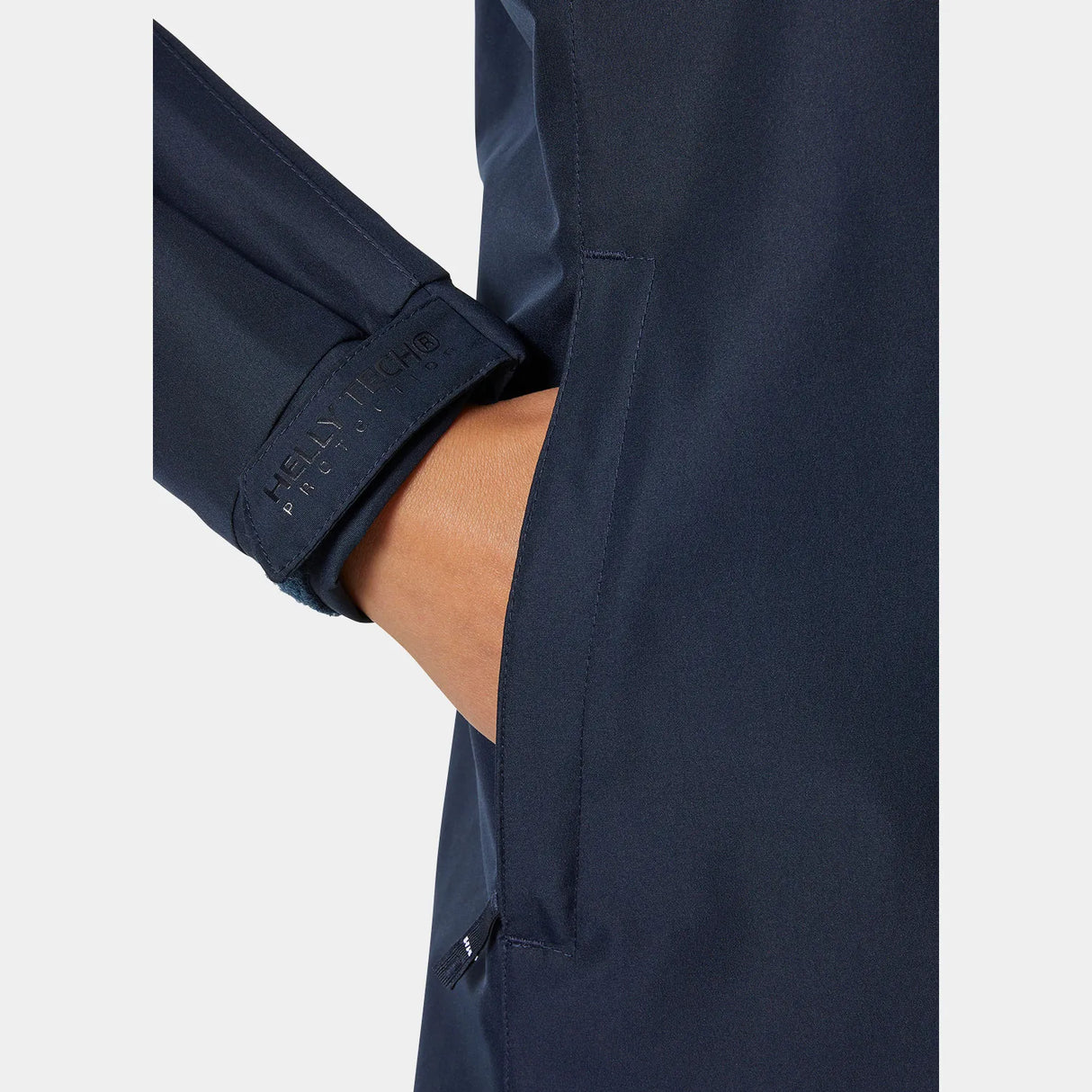 Helly Hansen Women's Long Belfast Jacket Regnjakke Dame - Navy -