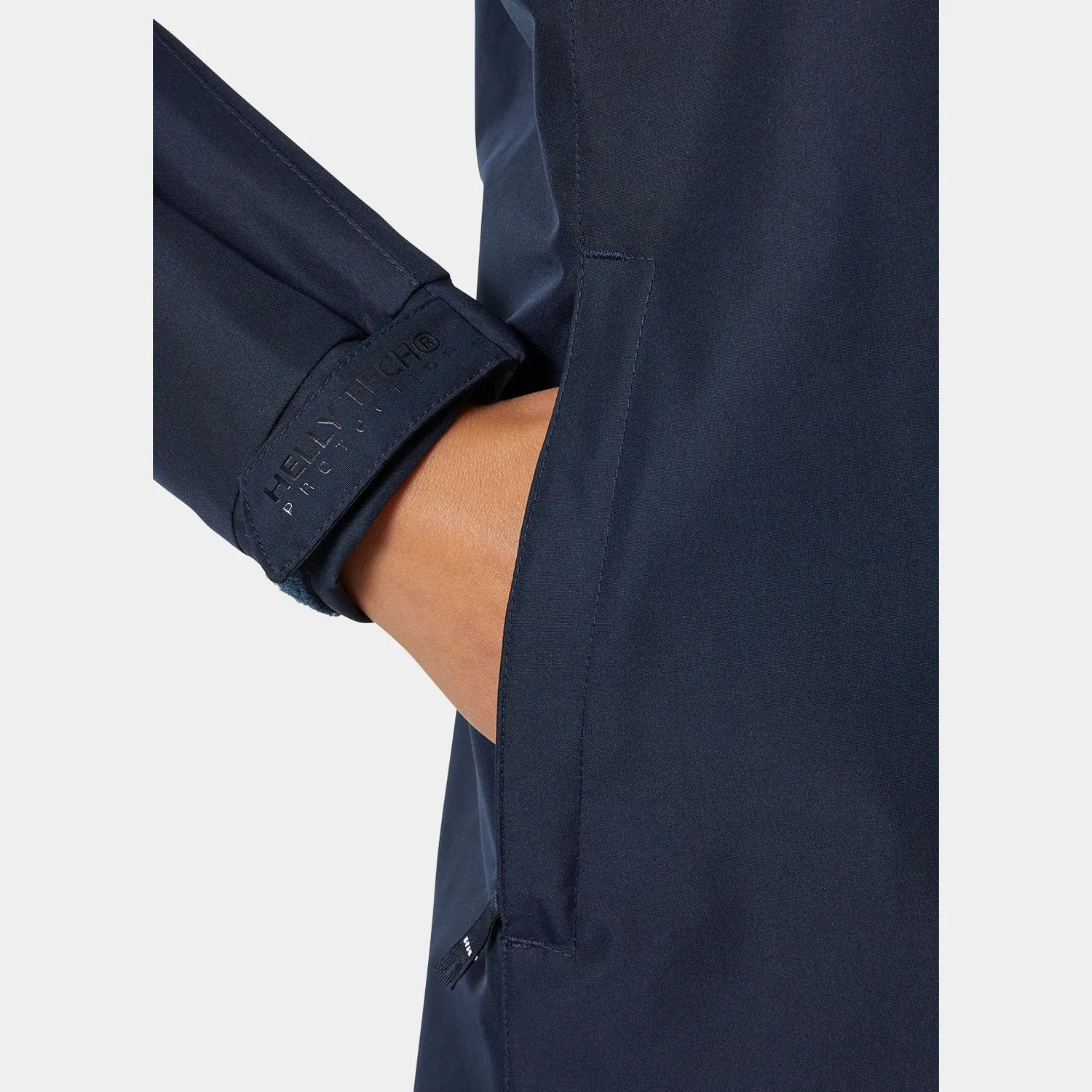 Helly Hansen Women's Long Belfast Jacket Regnjakke Dame - Navy -