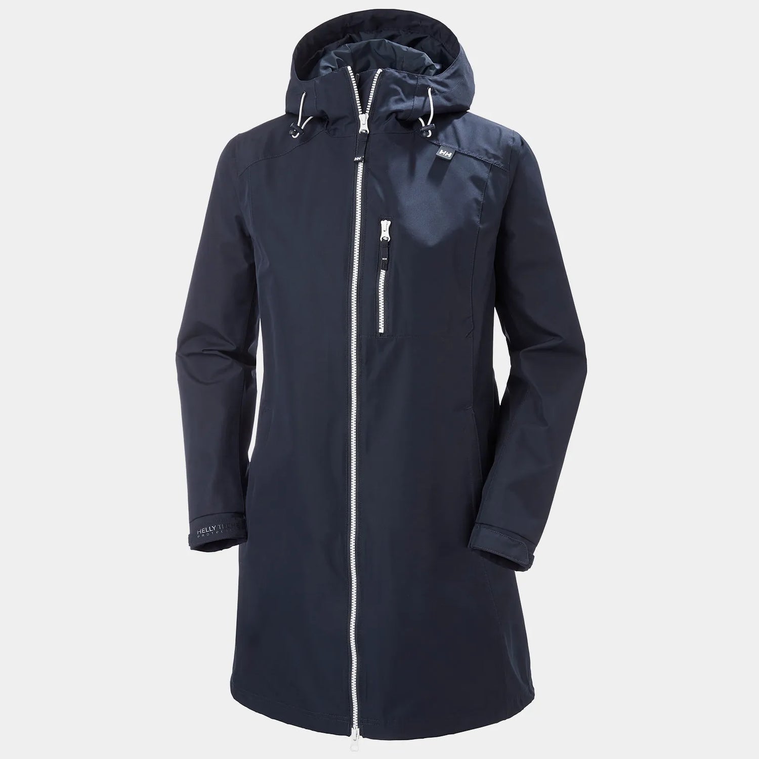Helly Hansen Women's Long Belfast Jacket Regnjakke Dame - Navy -
