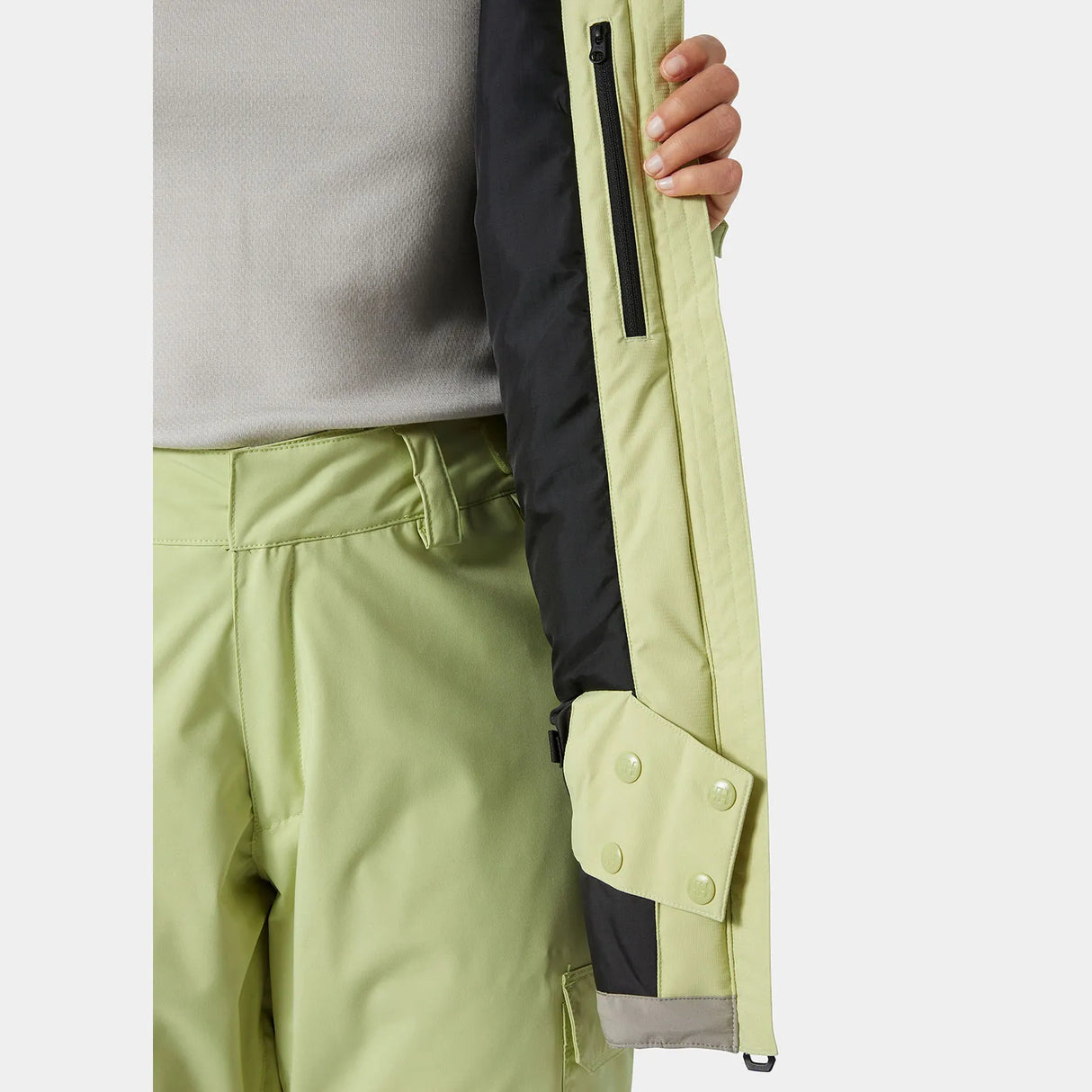 Helly Hansen Women's Powchaser 2.0 Ski Jacket Skijakke Dame - Iced Matcha -