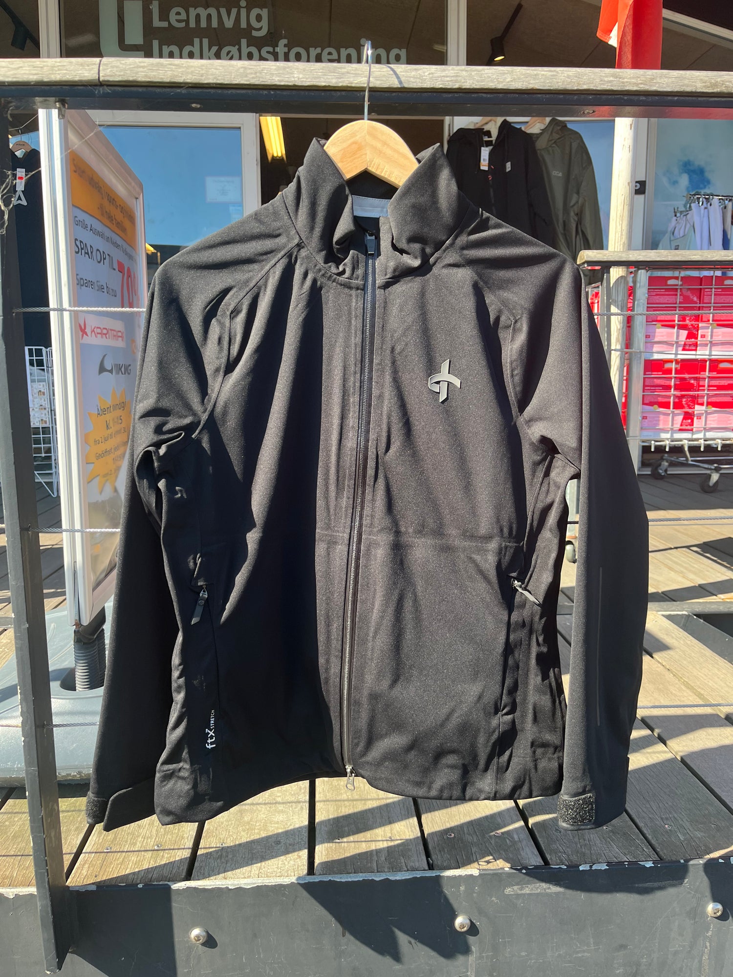 Cross Sportswear W Edge Jacket Golf Regnjakke Dame - Black -