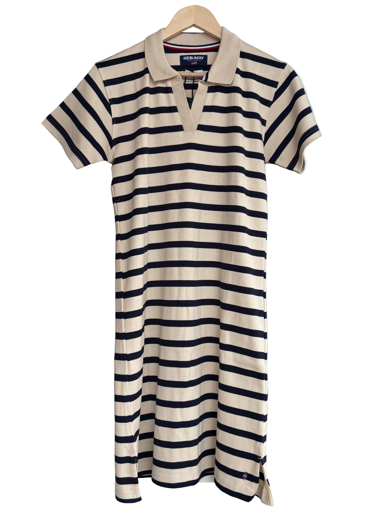 Sebago French Stripe Dress Kjole - White/Navy -