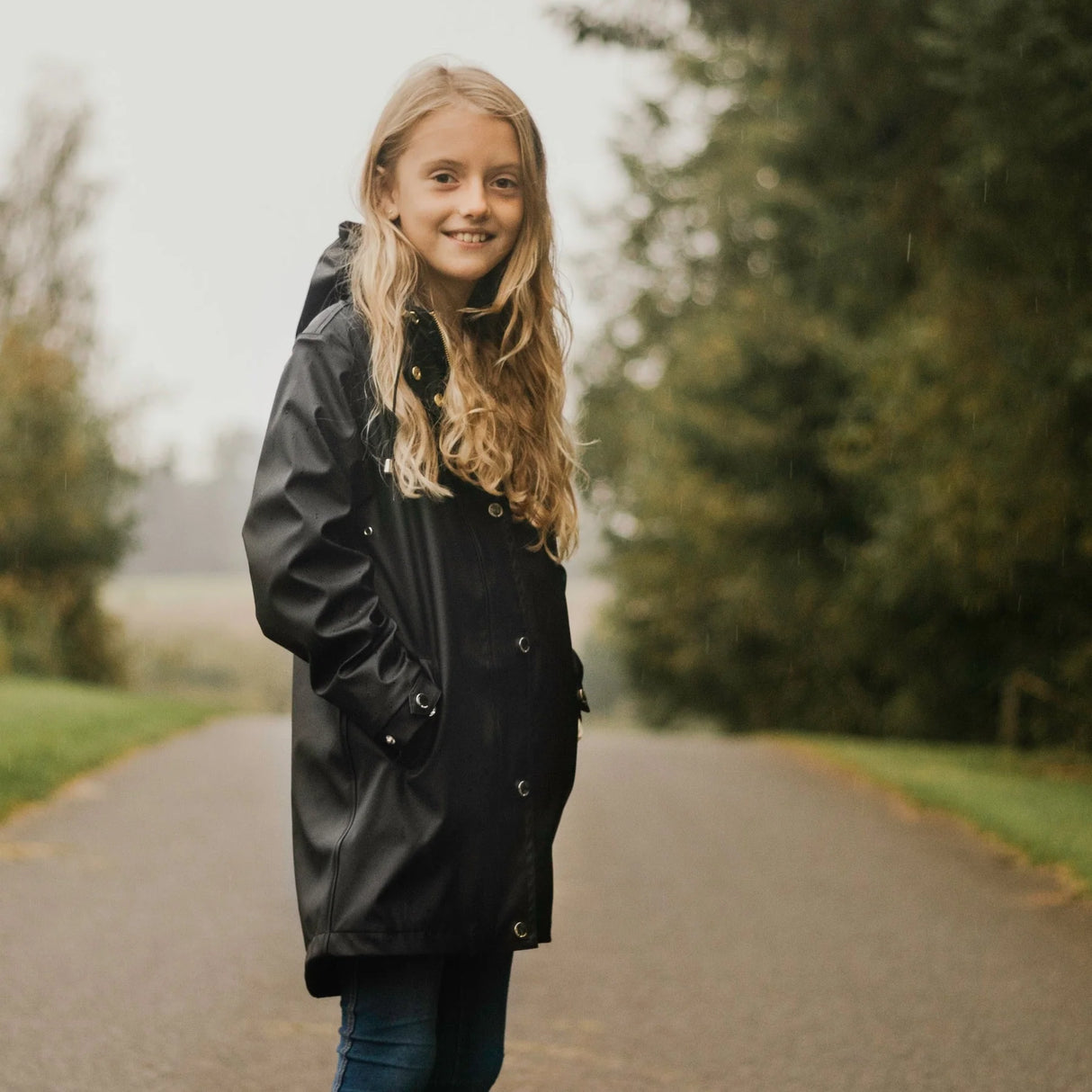 Ticket To Heaven Zille Regnjakke Børn - Black - Black