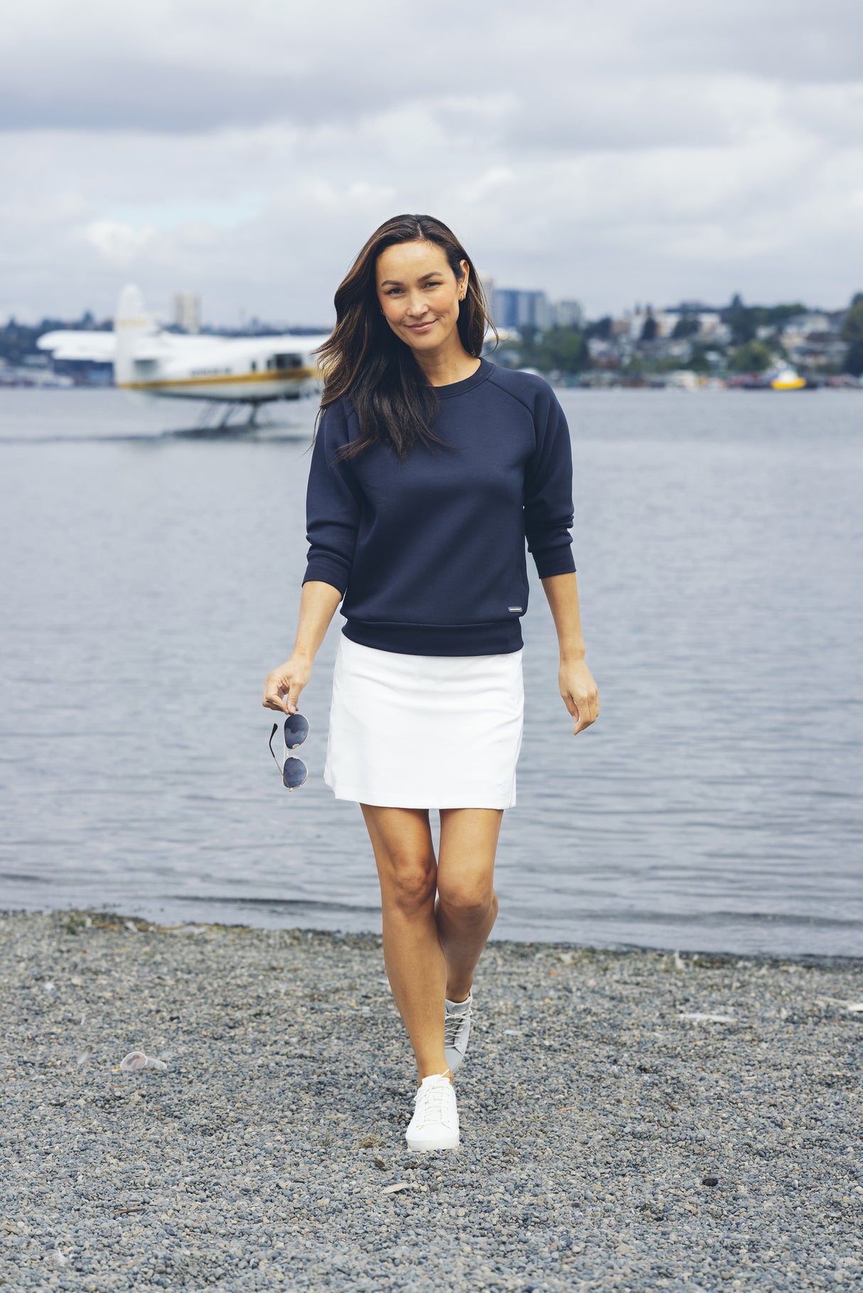 Cutter & Buck Suncadia Skort Nederdel Dame - Dark Navy