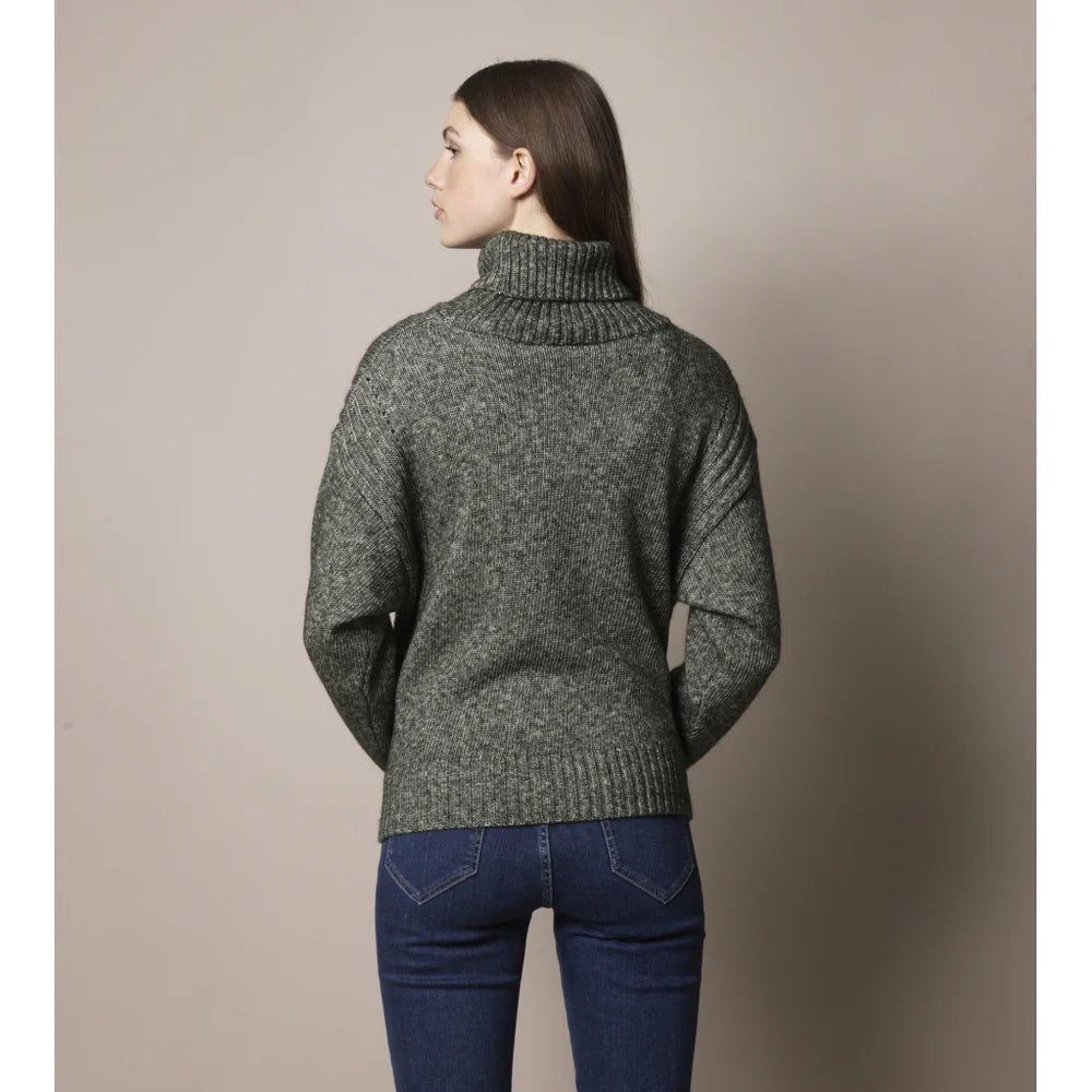 Sea Ranch Inger Knit Striktrøje Dame - Leaf Green -