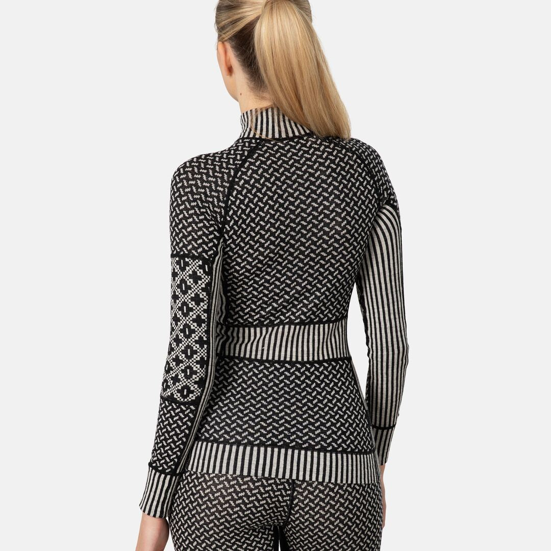 Kari Traa Smekker Half Zip Skiundertrøje Dame - Black -