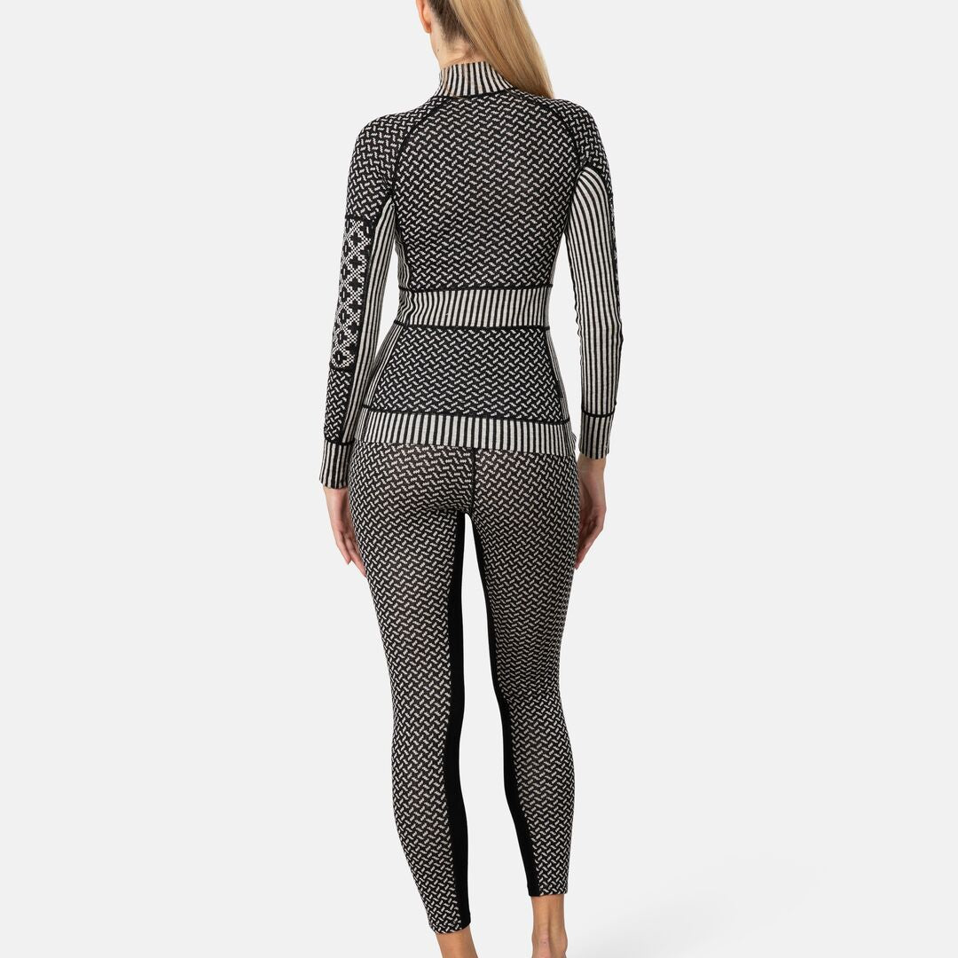 Kari Traa Smekker Half Zip Skiundertrøje Dame - Black -