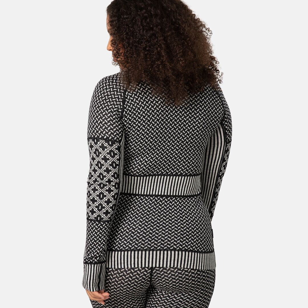 Kari Traa Smekker Half Zip Skiundertrøje Dame - Black -