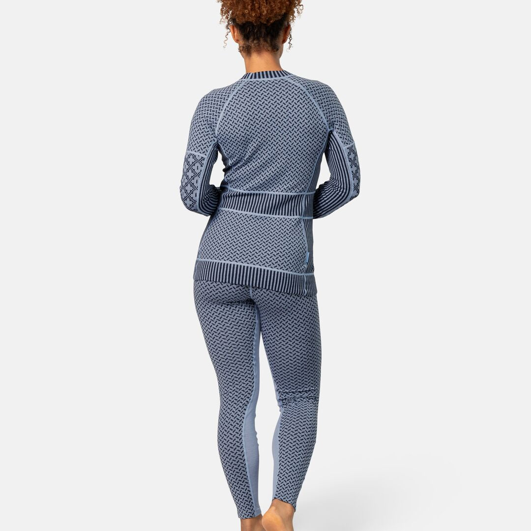 Kari Traa Smekker Long Sleeve Skiundertøj Sæt Dame - Iris -
