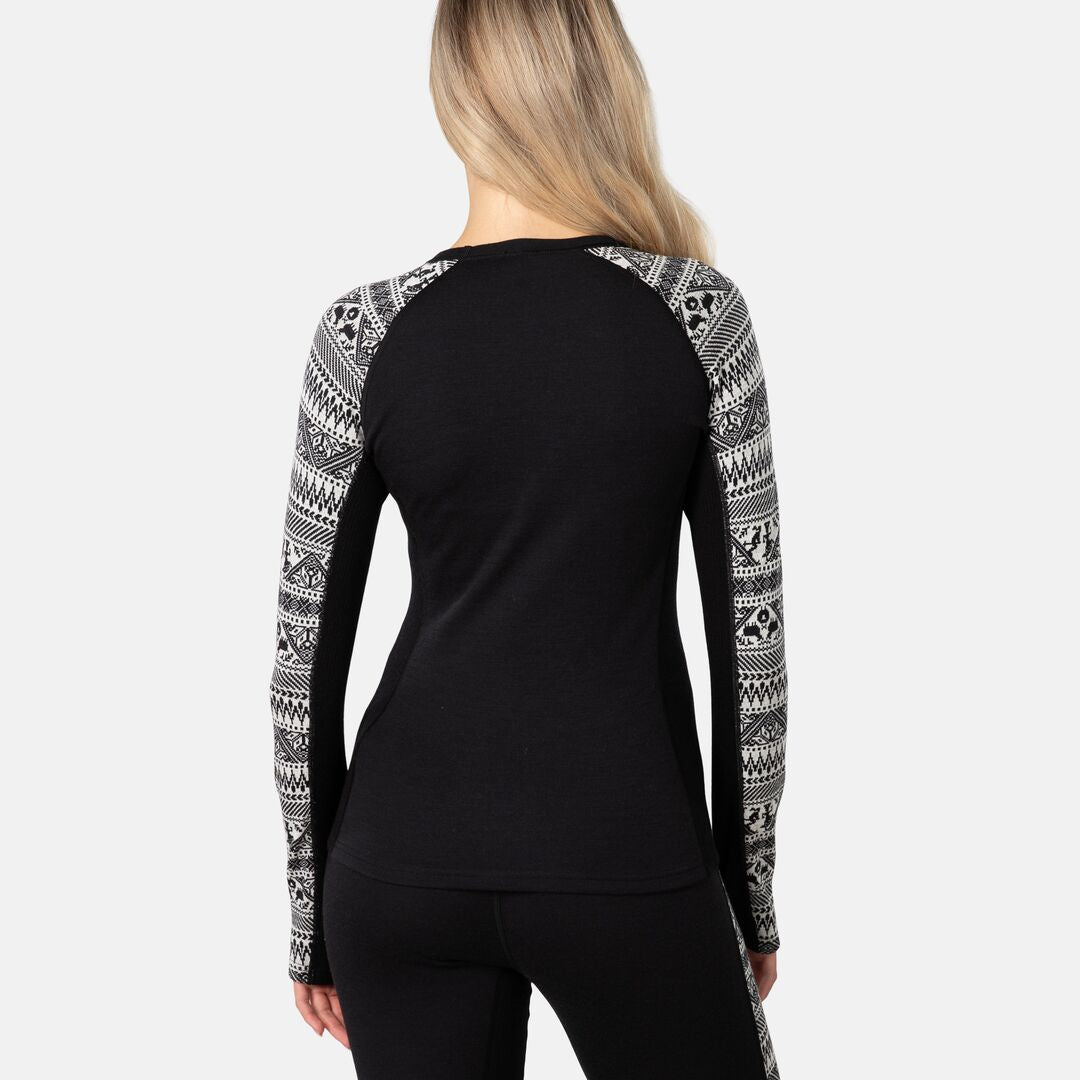 Kari Traa Tale Long Sleeve Skiundertrøje Dame - Black -