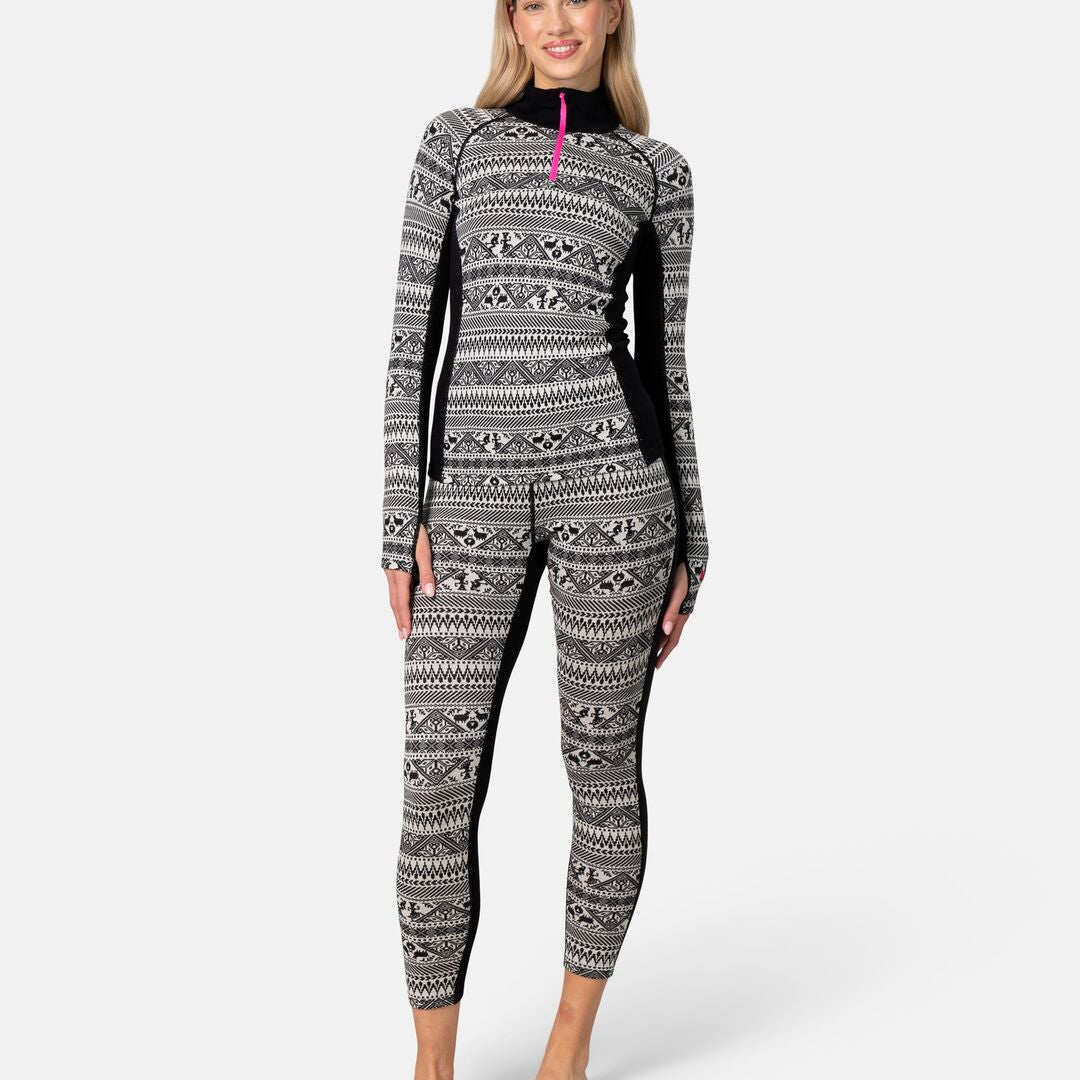 Kari Traa Tale Half Zip Skiundertrøje Dame - Black -