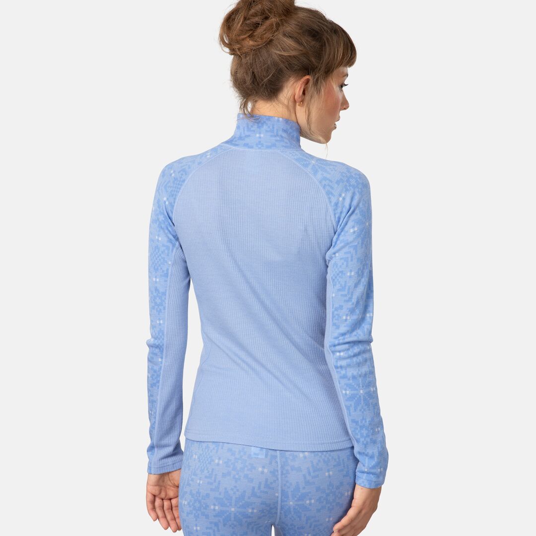 Kari Traa Edith Half Zip Skiundertrøje Dame - Iris -
