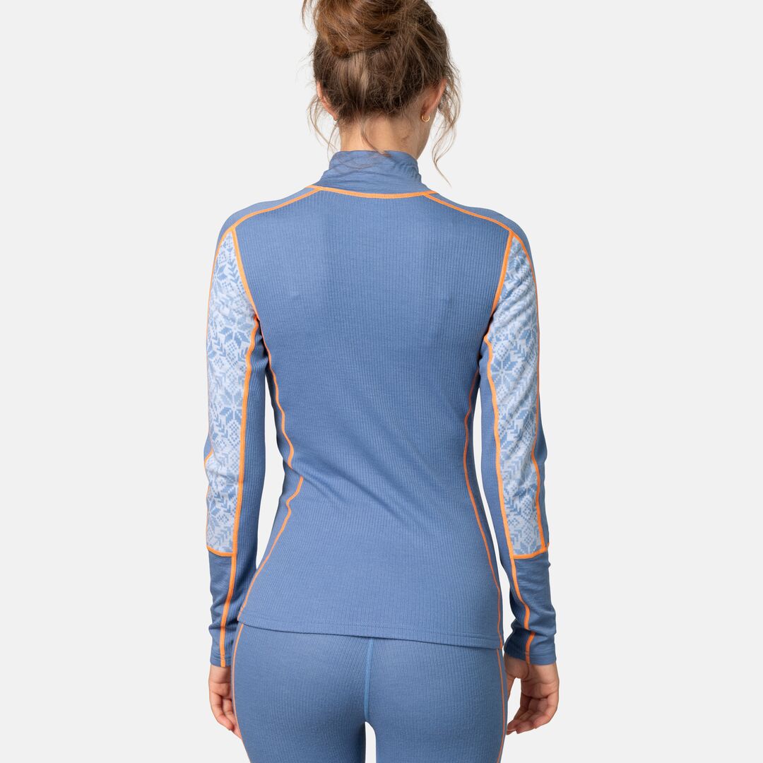 Kari Traa Anna Half Zip Skiundertøj Sæt Dame - Sea -