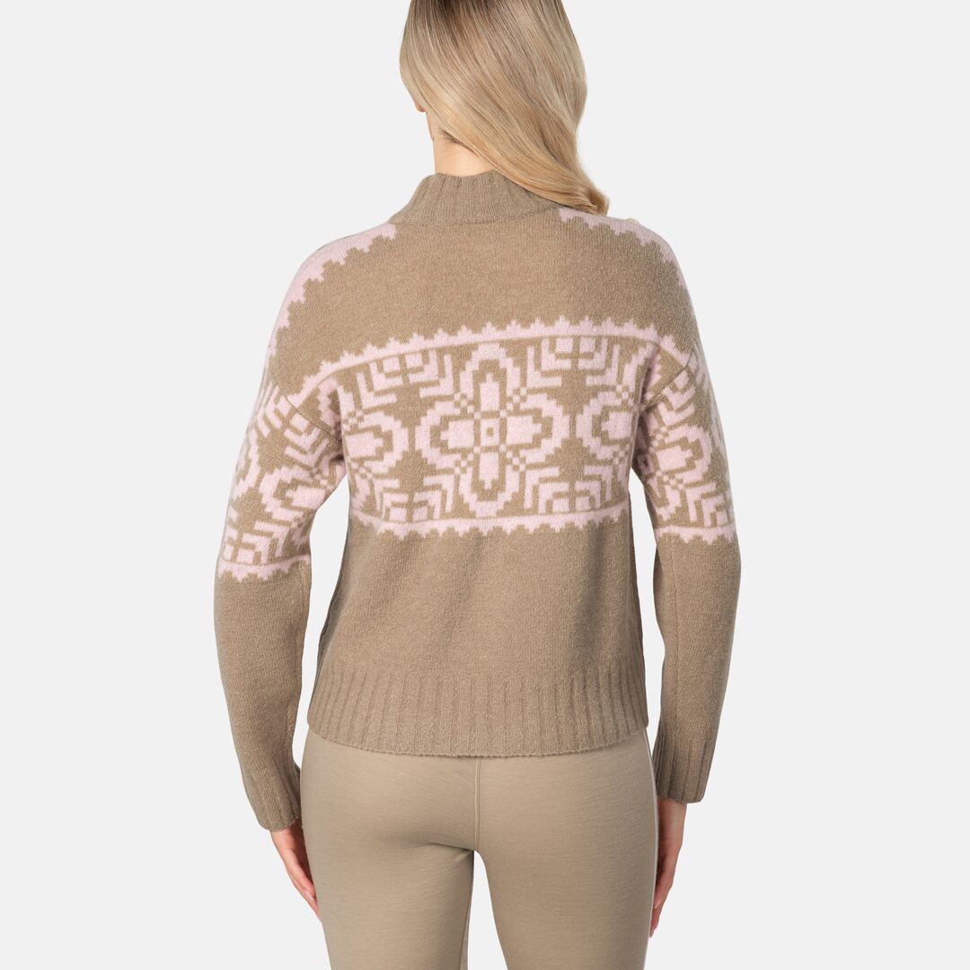 Kari Traa Disa Knit Striktrøje Dame - Light Brown -