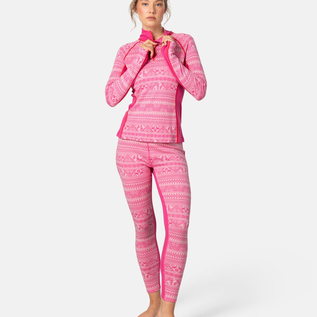Kari Traa Tale Half Zip Skiundertøj Sæt Dame - Spink -