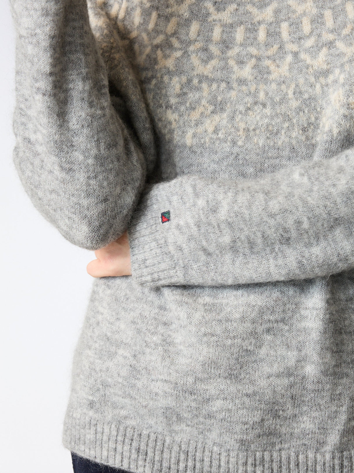 Redgreen Women Jesebel Knit Sweater Dame - Grey Melange