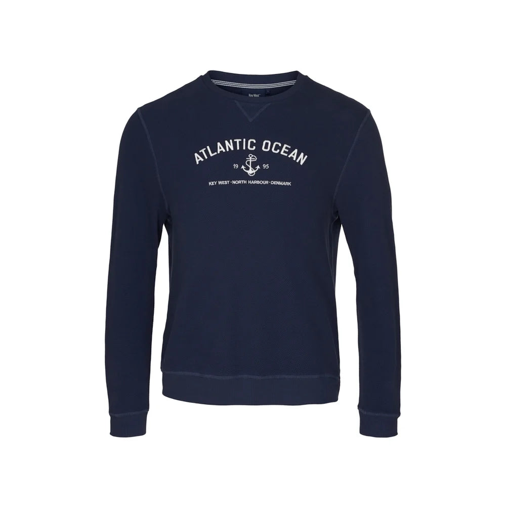 Sea Ranch Johnson Langærmet Sweatshirt Herre - SR Navy - SR Navy